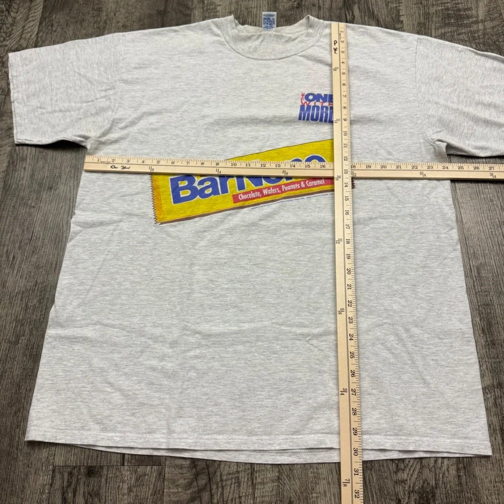 Vintage 1992 Hershey's Bar None Chocolate Candy Promo T-Shirt Tee 2XL